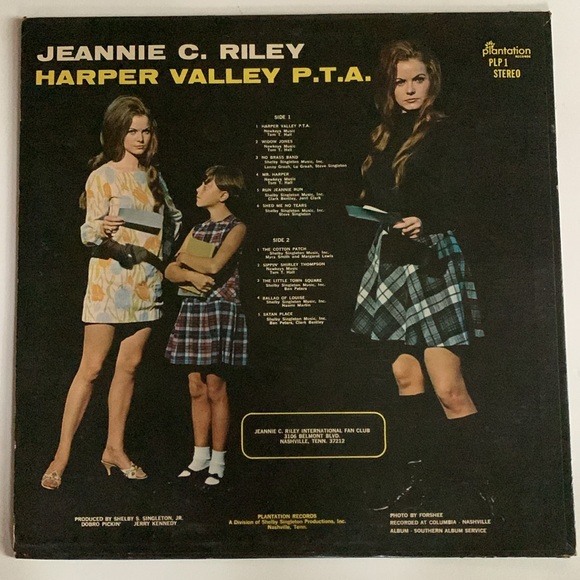 Record | Jeannie C. Riley Harper Valley P.T.A. | Plantation Records | Vintage - Picture 3 of 6